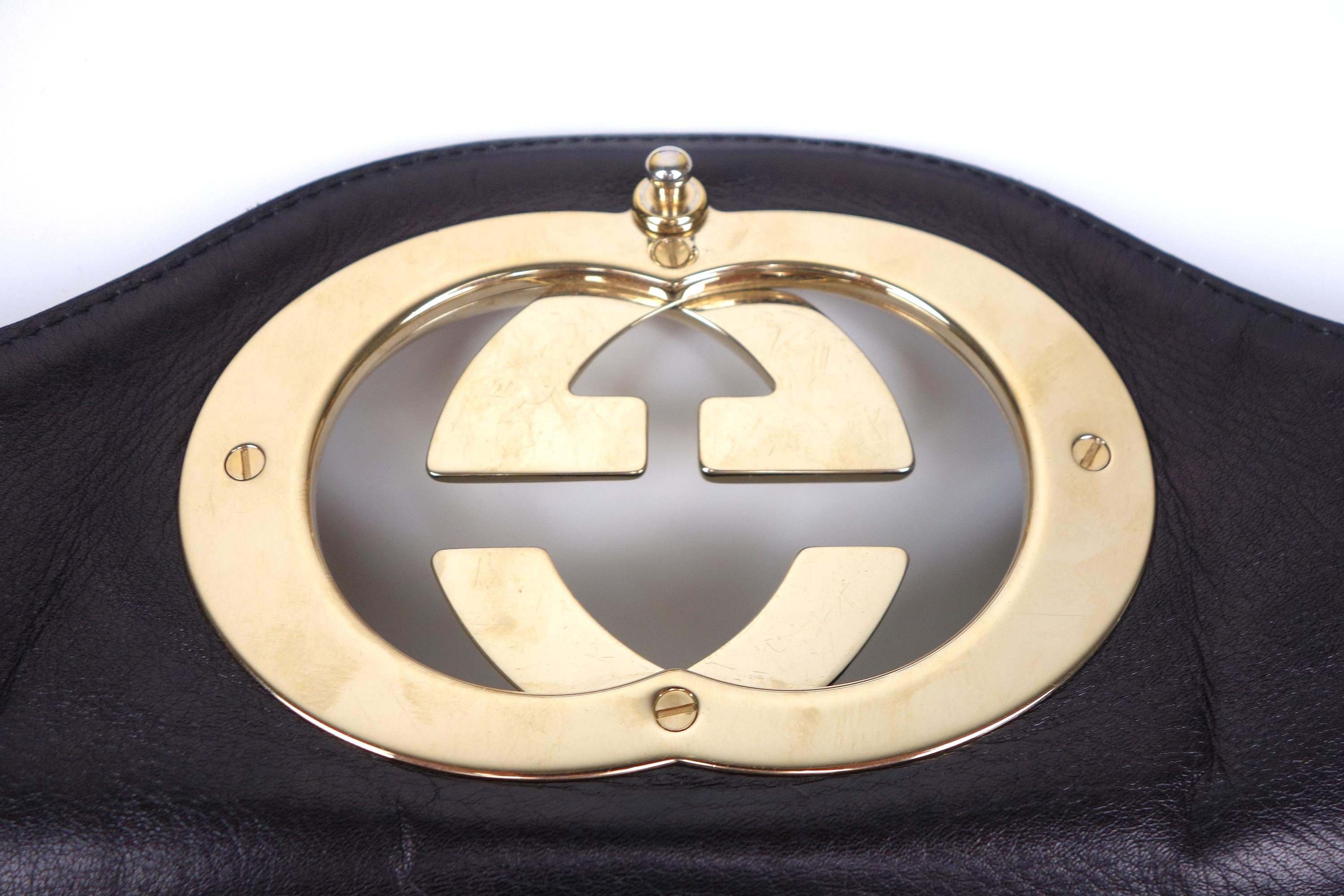 Gucci pouch with badges sale