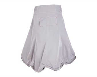 Vintage Avant Garde Balloon Midi Skirt Asymmetrical Liliane H Paris Size M