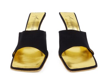 ジュゼッペザノッティ　ヒール　サンダル　ミュール　サイズ37 ジュゼッペザノッティ ヒール サンダル ミュール サイズ37