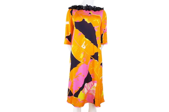 chiffon a line dress Lady Black Tie - Kimberly Gown - Off-white Chiffon A-line Dress With Scarf main image 1