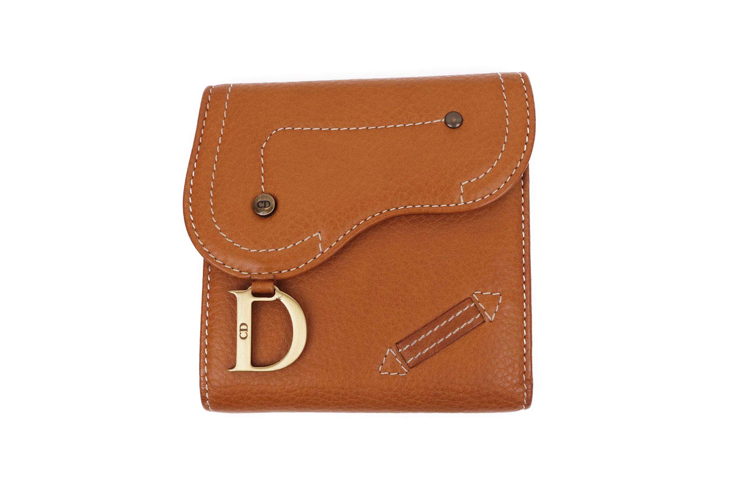 小物 Dior Logo Horsebit LeatherBifold Wallet Dior Logo Horsebit LeatherBifold Wallet Christian Dior Oblique