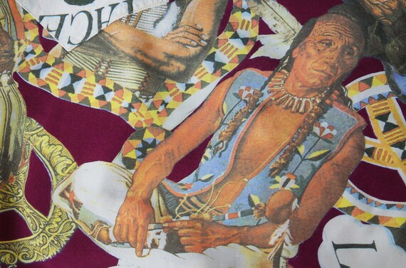 Franco MOSCHINO Jeans Native American Print Butto… - image 7