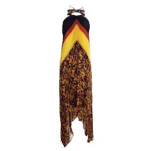 Jean Paul Gaultier Vintage 2005 Runway Silk Pleated Dress - Size S