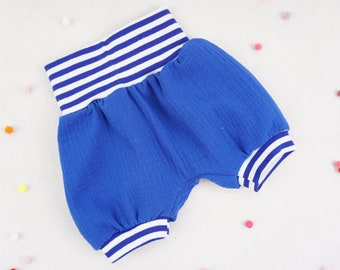 kurze Pumphose Baby Sommerhose Musselin Pumphose Mitwachshose