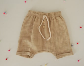 kurze Baby Sommerhose Musselin