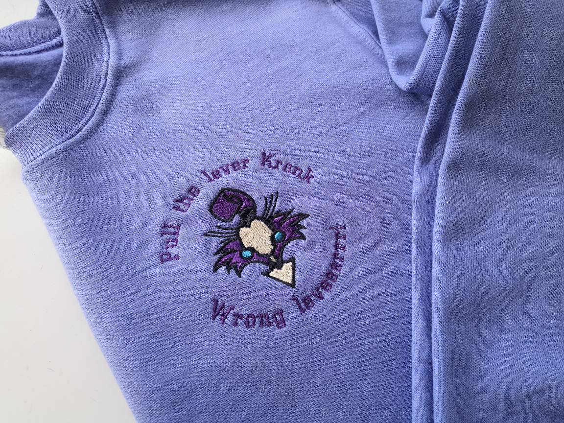 Wrong Lever Embroidered Sweater