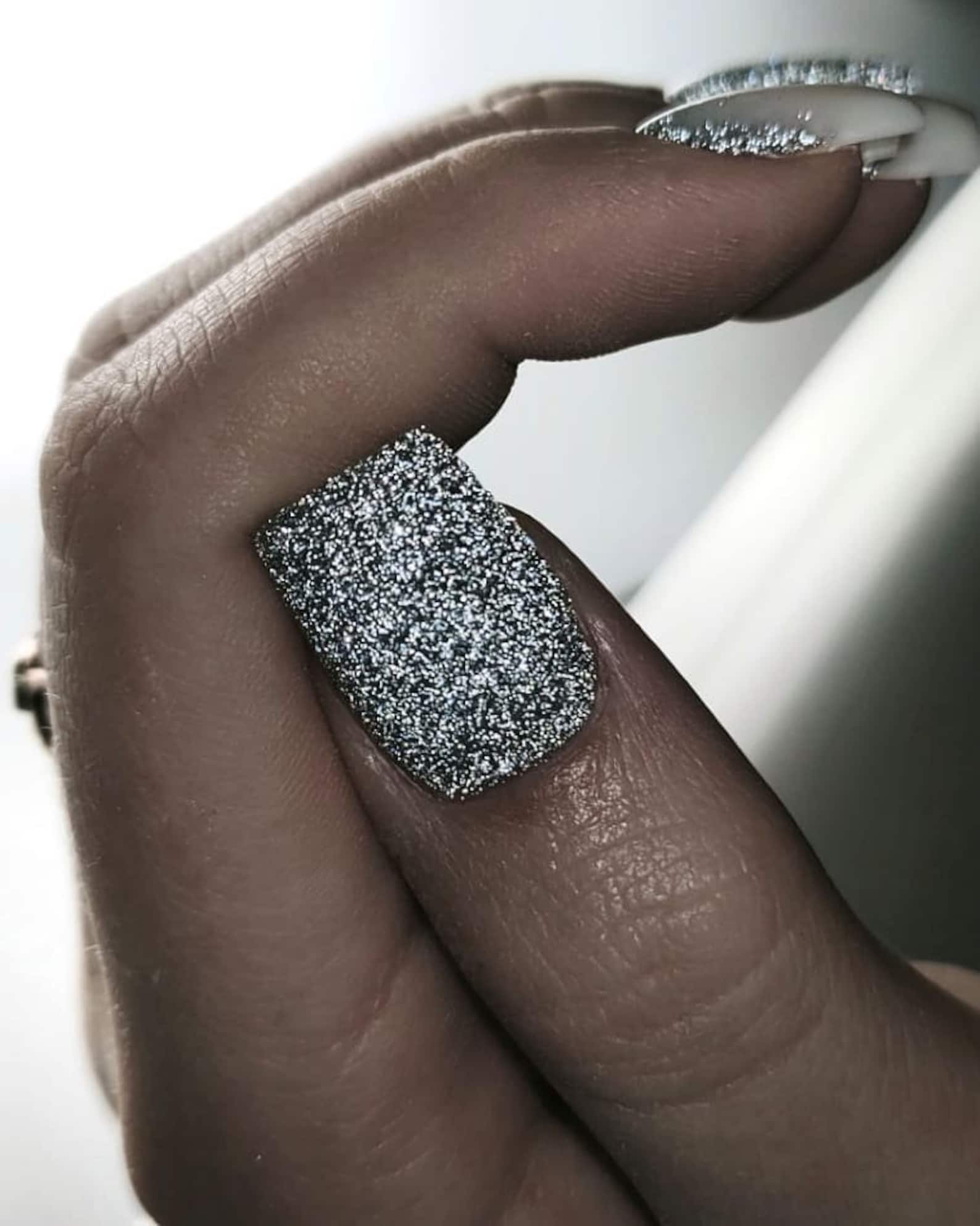 Light Reflective Gel Polish Shine Glitter Nail Varnish Sparkle Etsy