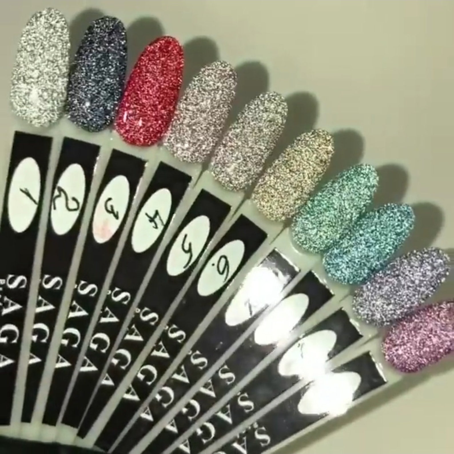 Light Reflective Gel Polish Shine Glitter Nail Varnish Sparkle Etsy