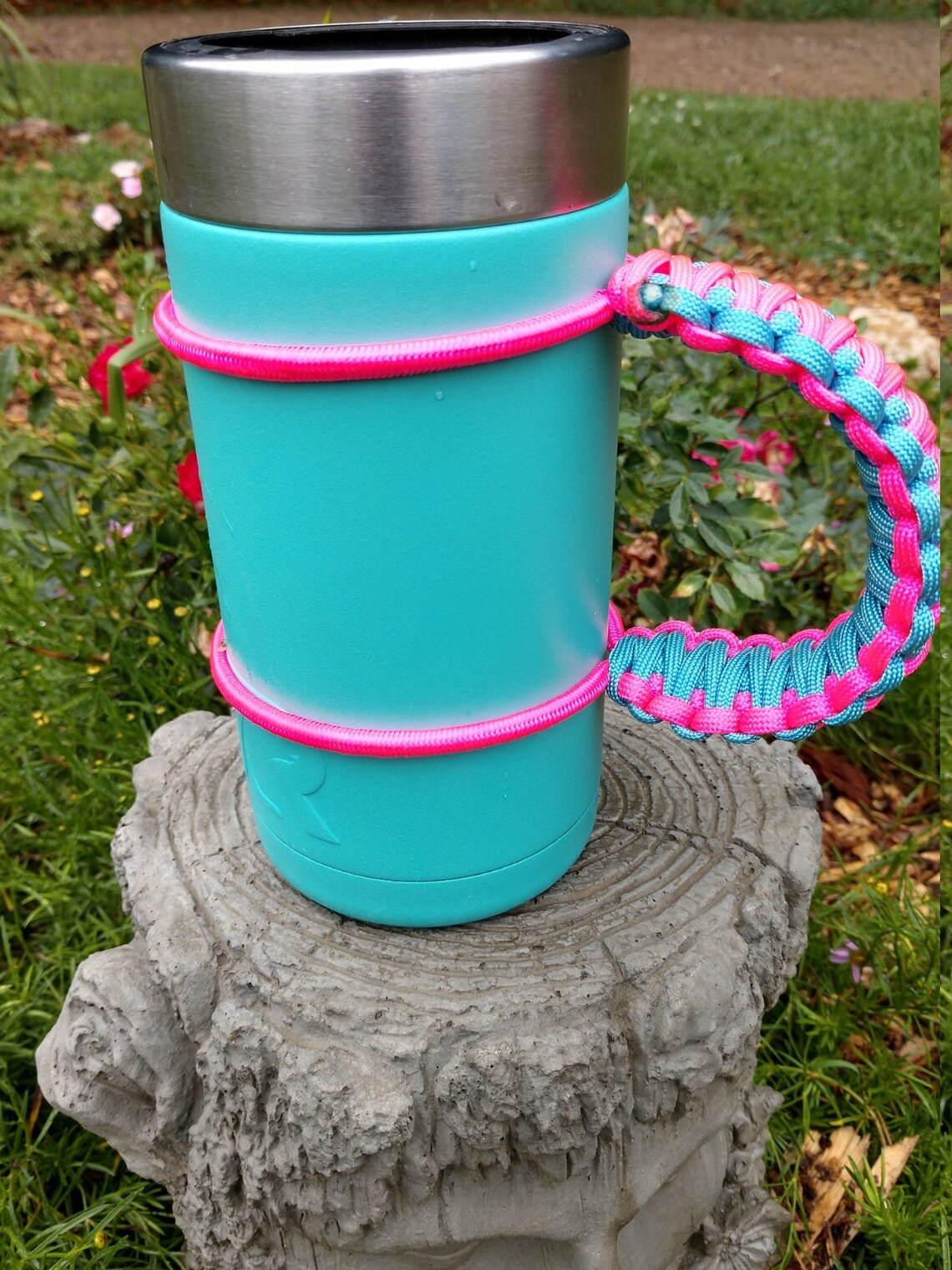 550lb Paracord Tumbler Handle Etsy