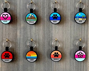 Love Your Pets Soundless Solid Pet ID Tag Deep Engraved Silicone Double Sided and Engraving Will Last Dog Tags Pet Tag Dog ID Tag Etsy
