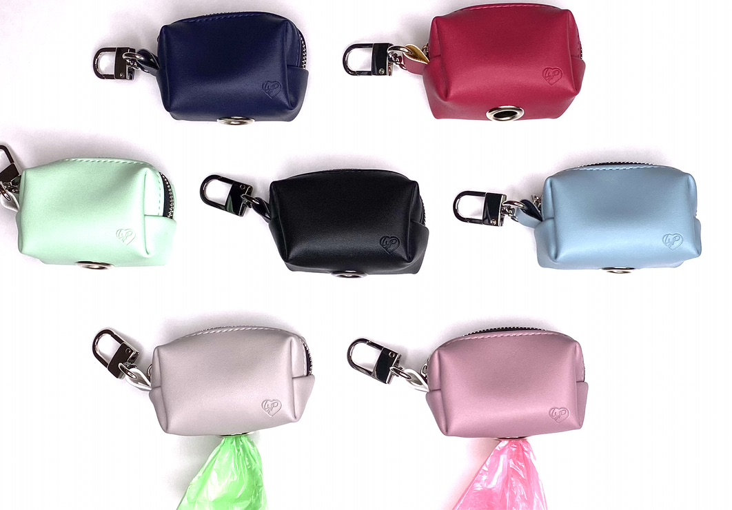 Love Your Pets Poop Bag Leather Duffle