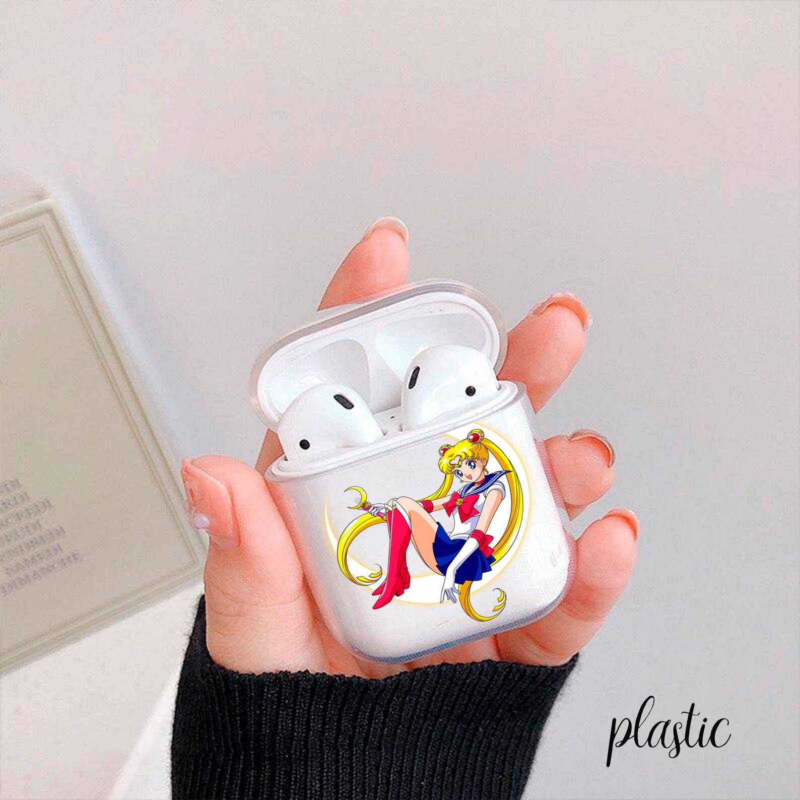Sailor moon AirPods case AirPod cover clear holder Apple Etsy