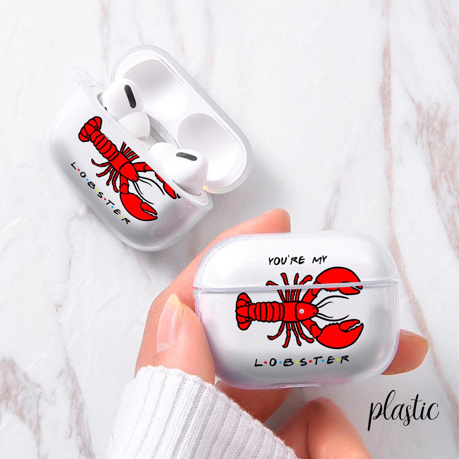 Friends AirPods case AirPod cover clear holder Apple AirPods Etsy