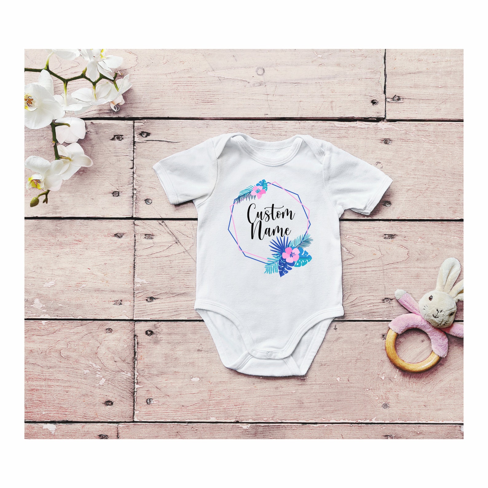 Personalised Name Baby Vest Gift for newborn girl Perfect Etsy