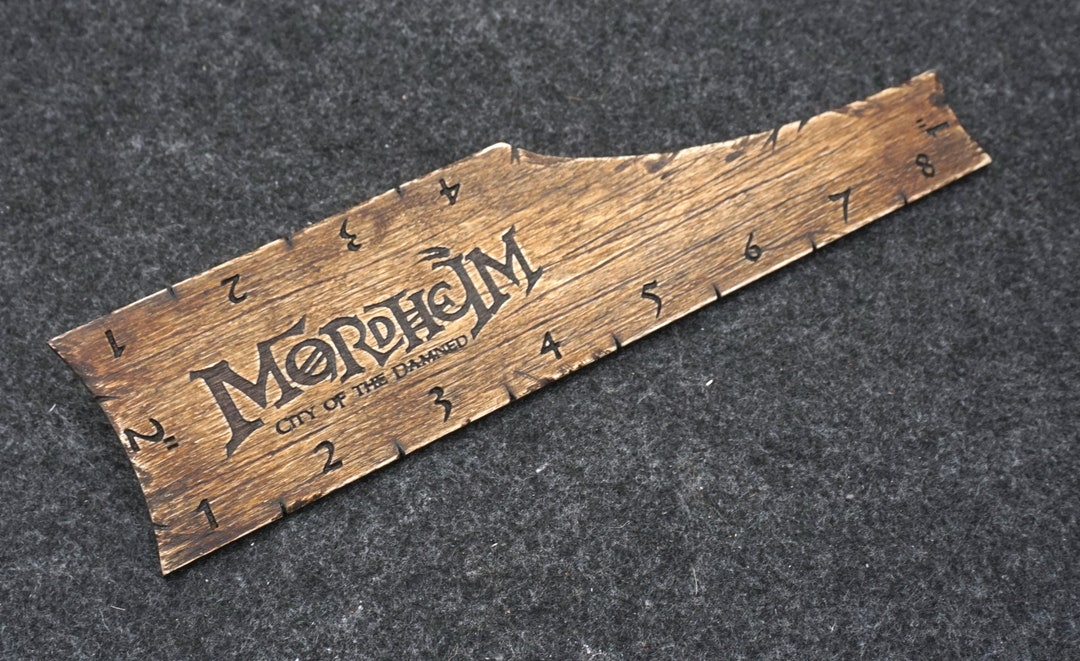Customized Distance Gauge Wood Ruler for RPG, Dnd, Mordheim, Warhammer ...
