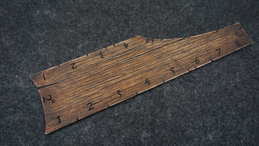 Customized Distance Gauge Wood Ruler for RPG, Dnd, Mordheim, Warhammer ...