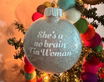 Adorno navideño de la Mujer de Hojalata sin cerebro - inspirado en Salt Lake City