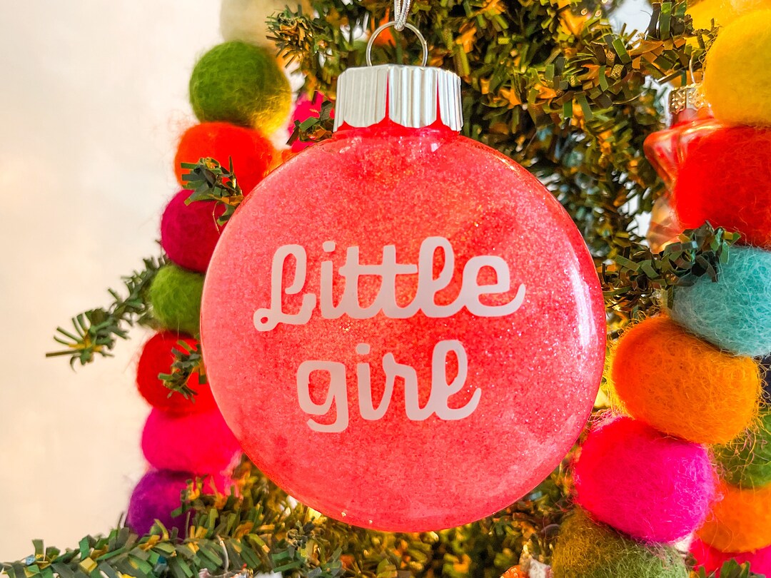 Little Girl Christmas Ornament Etsy