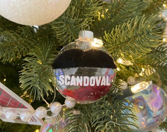 Scandoval mini ornament - worm with mustache