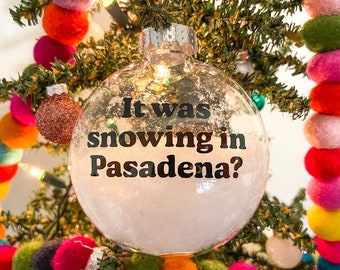 パサデナでは雪が降っていました クリスマスの飾り