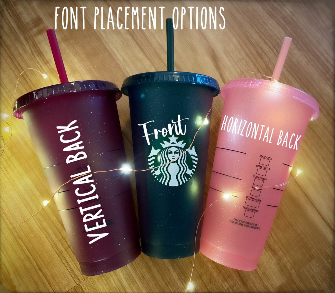 Starbucks Glitter 2020 Limited Edition Cold Cups Starbucks Etsy