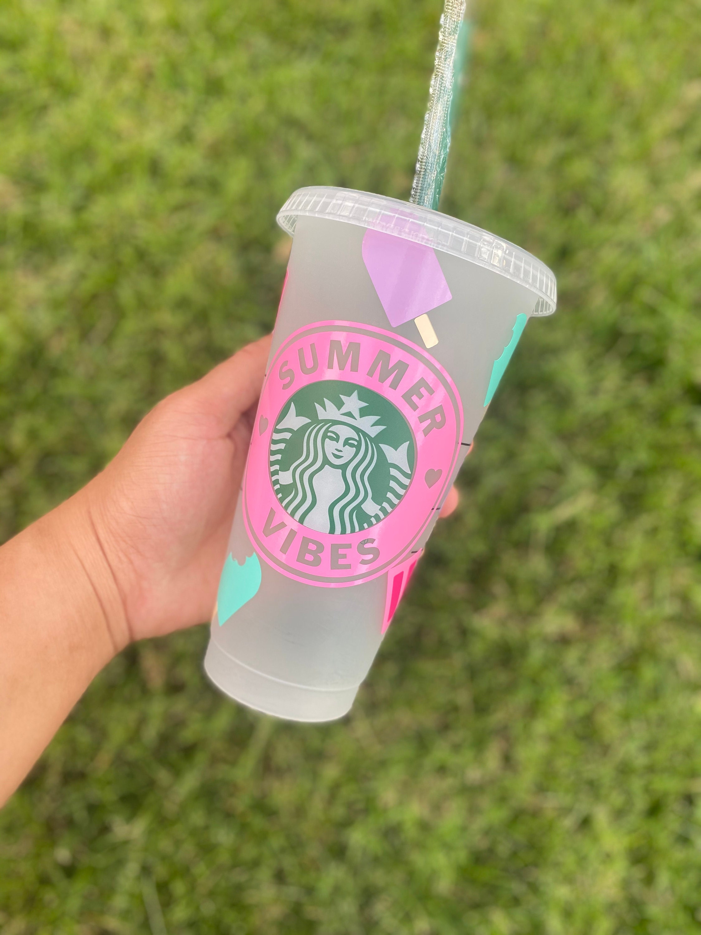 Starbucks Cold Cup LV Circle – Twinkling Design