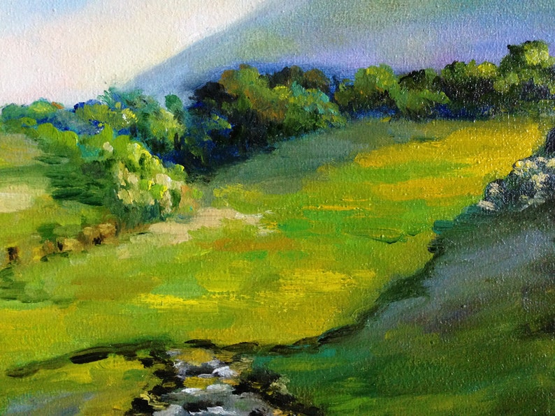 Irish Original Art Ireland Painting Irish Farm House Artwork Etsy