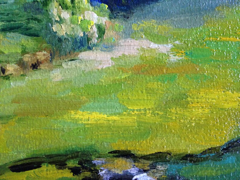 Irish Original Art Ireland Painting Irish Farm House Artwork Etsy