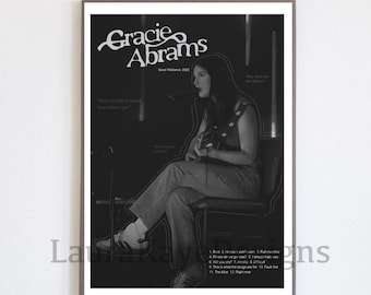 Gracie Abrams inspired poster, Gracie Good Riddance print, A4, A5 Gracie Abrams Poster