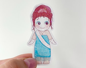 Chappell Roan Sony Angel Sticker, Holographic Waterproof vinyl Sticker