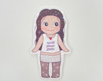 Olivia Rodrigo Holographic Sticker: Waterproof Vinyl Sticker