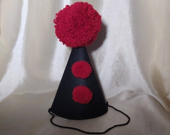 Pierrot hat Clown hat Pierrot costume Clown costume Pennywisee costume Circus costume Halloween Jamie Lloyd Kids Toddler Adult costume Party