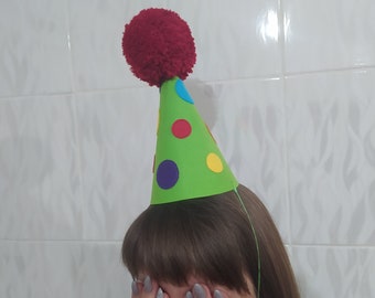 Clown hat Clown costume Circus costume Pennywisee costume Pierrot hat Pierrot costume Halloween Jamie Lloyd Kids Toddler Adult costume Party