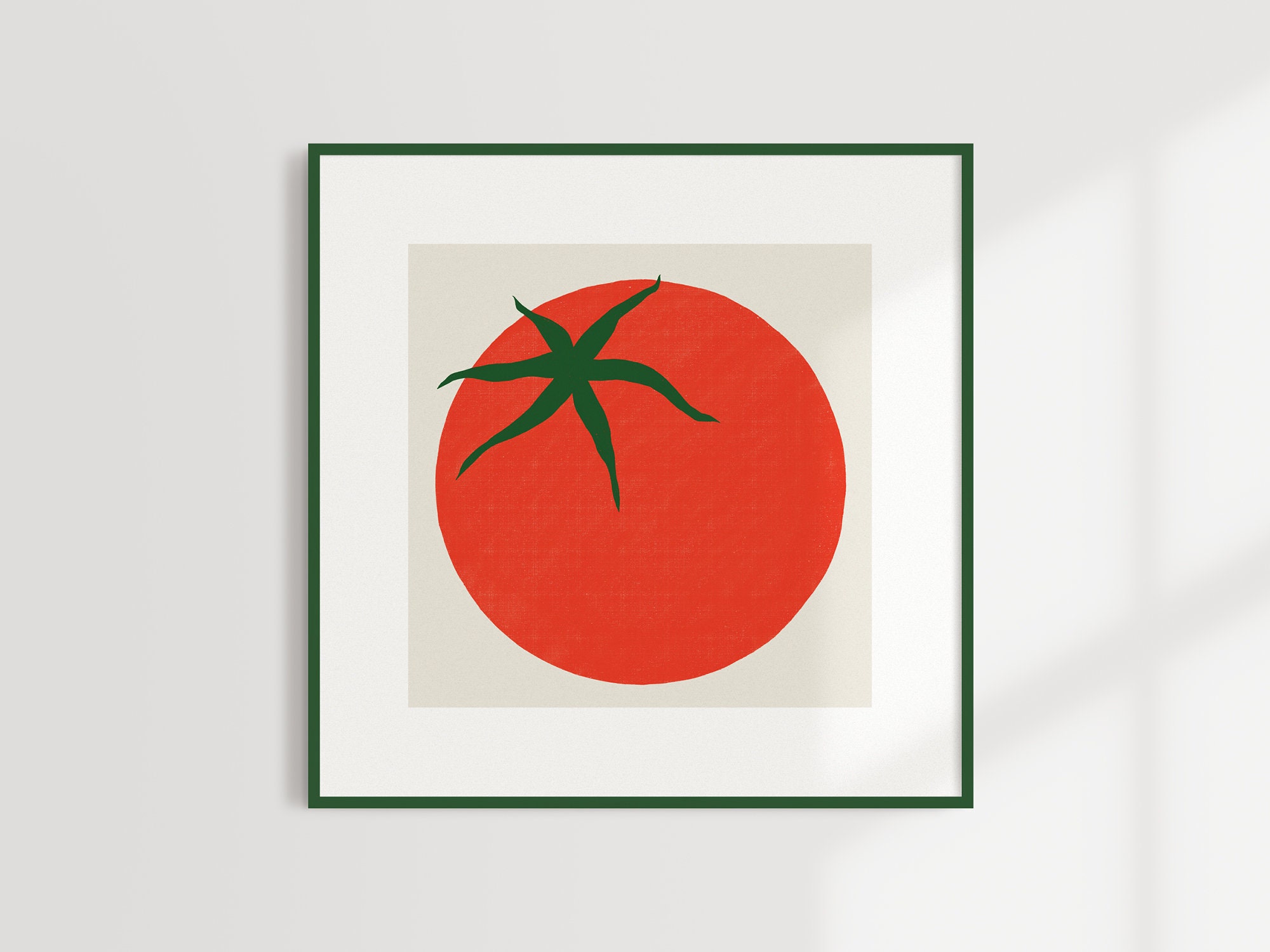 Tomato Wall Art Tomato Print Tomato Poster Kitchen Print Etsy