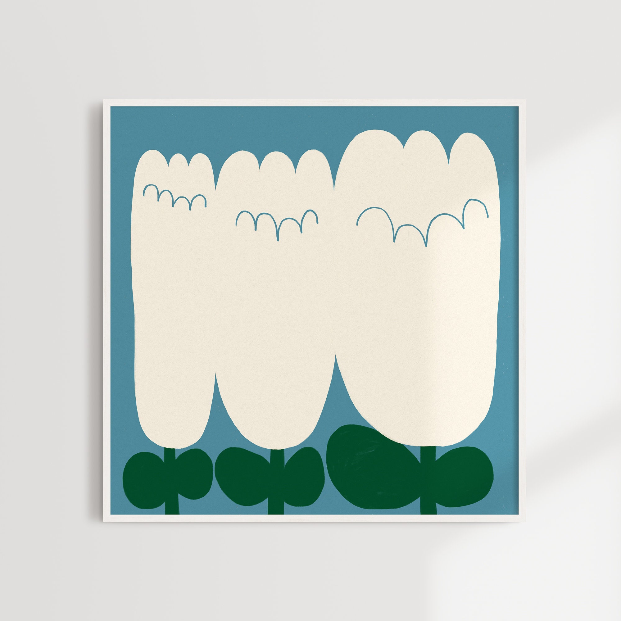 Minimal Floral Wall Art Flower Wall Art Printable Wall Art Etsy