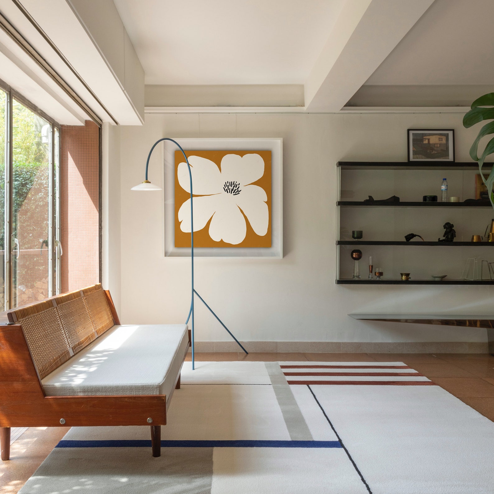 Minimal Floral Wall Art Abstract Painting Printable Wall Etsy