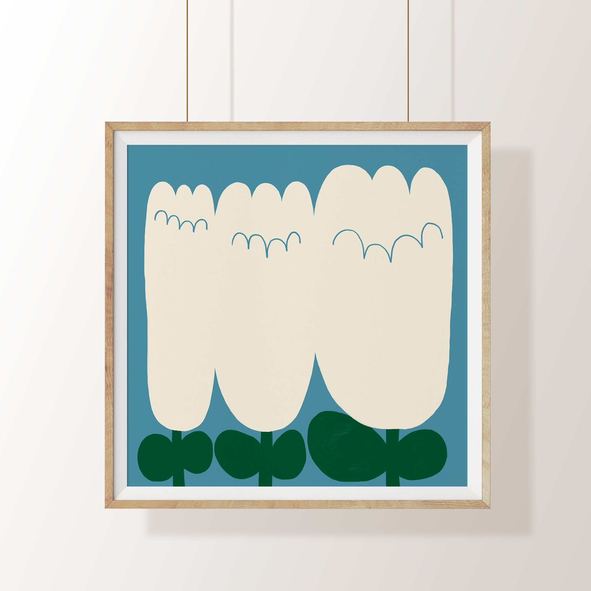 Minimal Floral Wall Art Flower Wall Art Printable Wall Art Etsy