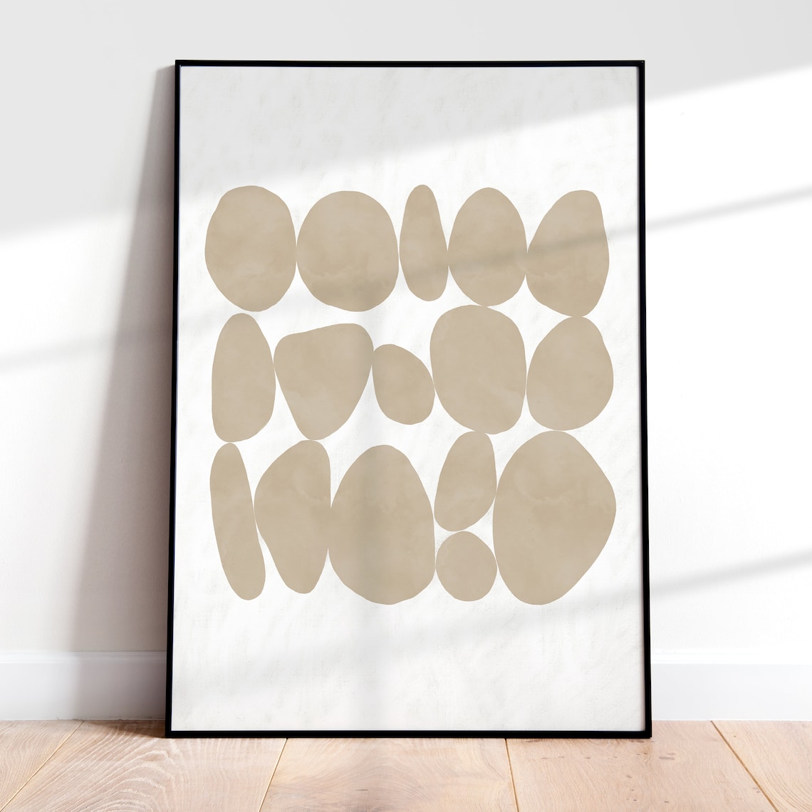 Neutral Wall Art Set of 3 Prints Abstract Art Print Etsy UK
