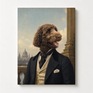Custom Cat Painting, Royal Renaissance Baroque Pet Portrait from Photo image 13