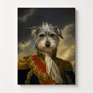 Custom Cat Painting, Royal Renaissance Baroque Pet Portrait from Photo image 15