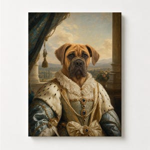 Custom Cat Painting, Royal Renaissance Baroque Pet Portrait from Photo image 14