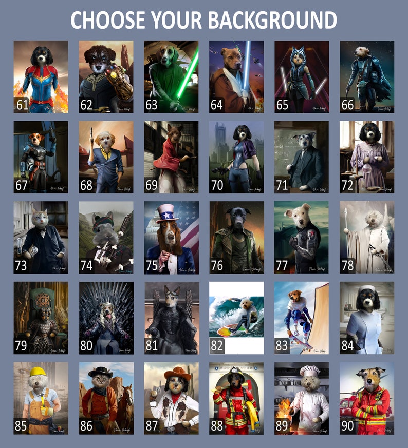 The Prince Regal Custom Dog Portrait Pet Painting Pet - Etsy