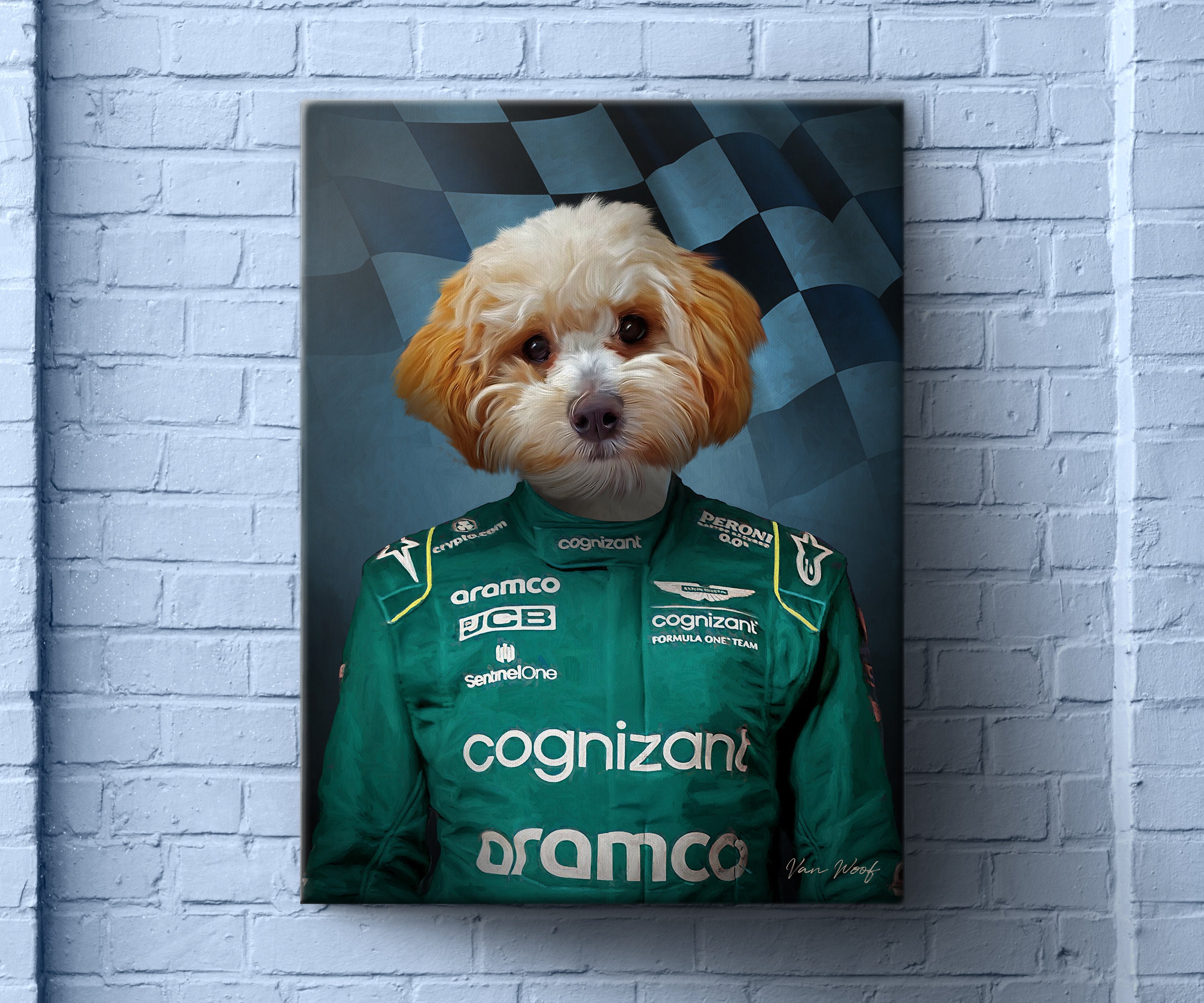 Asdog Martin Formula 1 Fan Gift Art Funny Pet Lover Gift - Etsy 日本