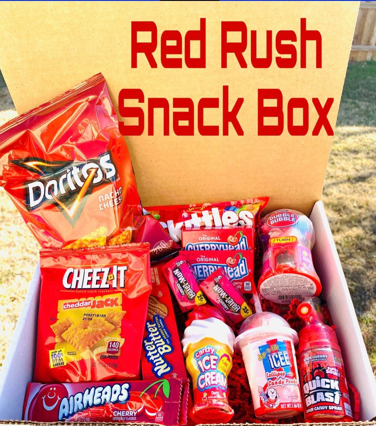 Red Sugar Rush Snack Pack Mini Etsy