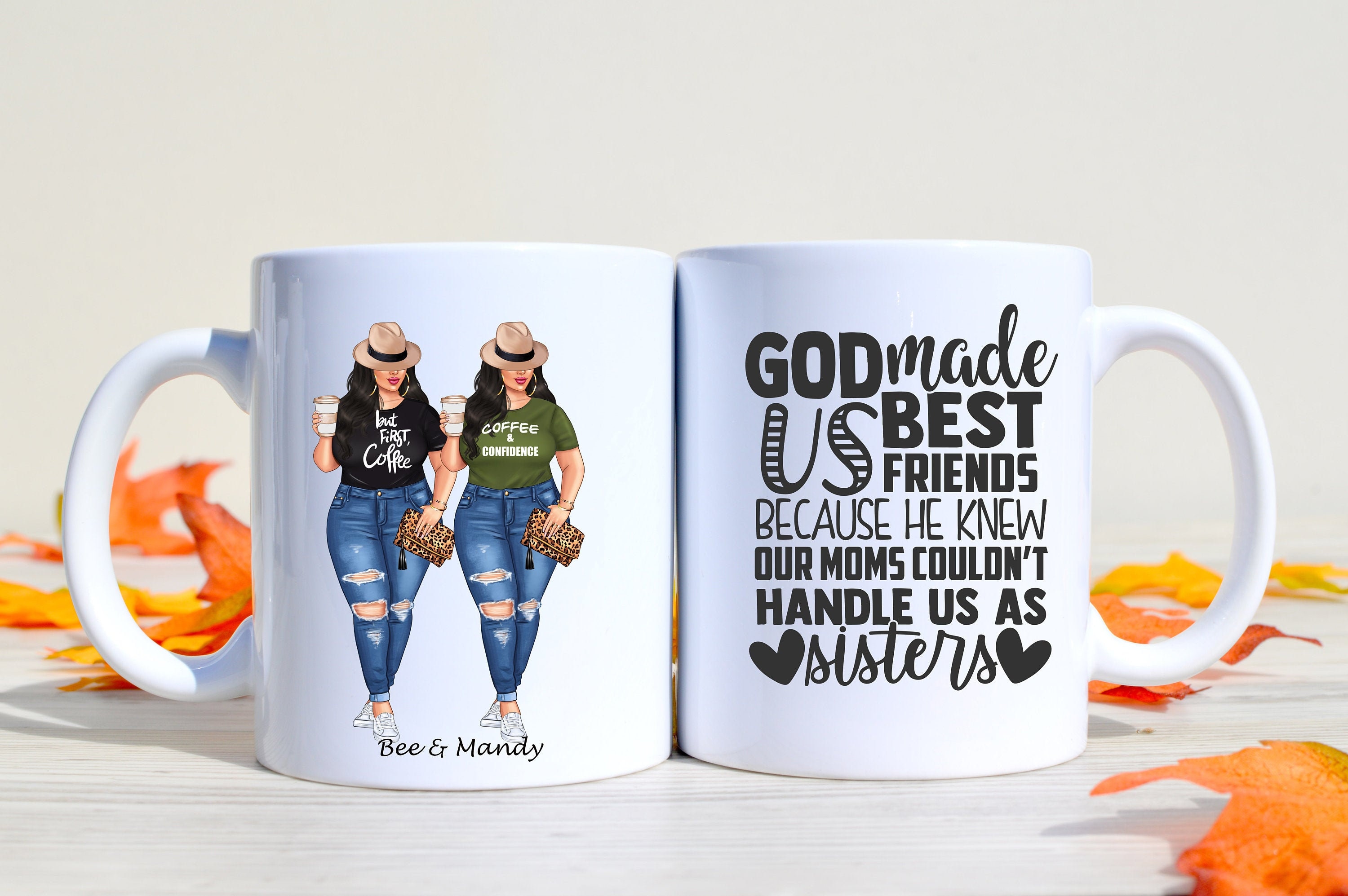 Personalised Best Friends Mug Etsy