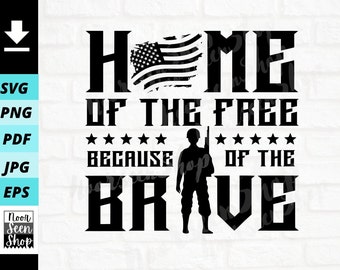 Free Free 80 Svg Home Of The Free Because Of The Brave SVG PNG EPS DXF File
