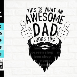 Fantastische Papa-Svg, das ist, was für ein fantastischer Papa aussieht, wie z.B. SVG, Vatertagsgeschenk, Geschenk für Papa, digitale Datei herunterladen, Datei für Cricut schneiden