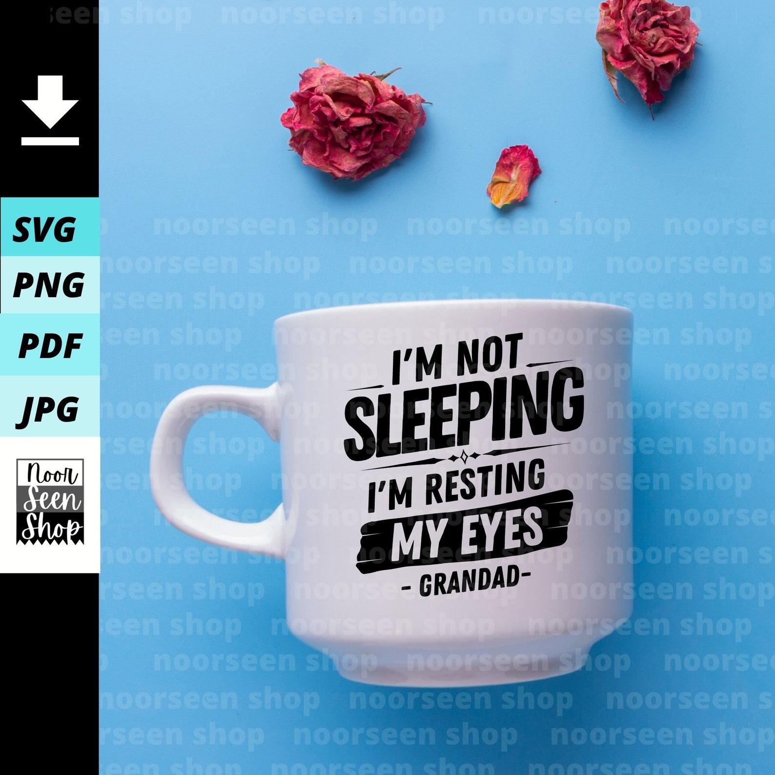 grandads not sleeping mug