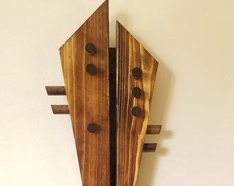 Elegant geometric wood sculpture - #3 in series of 4