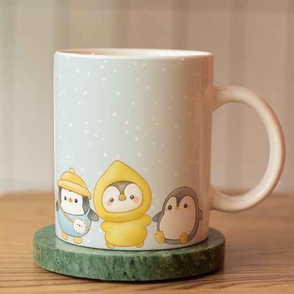 Penguin Coffee Mug - a lovely gift for coffee lover, penguin fans or for someone special